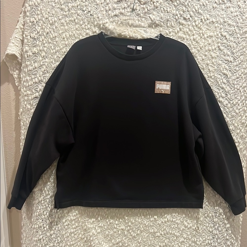 Puma Black Crewneck Sweatshirt